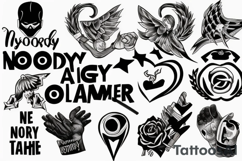 nobody fights alone tattoo idea