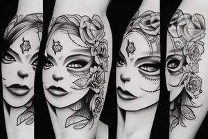 face wife tattoo idea