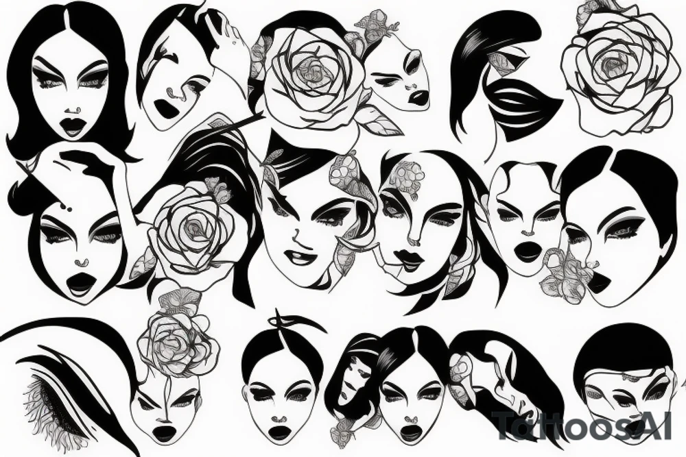 face wife tattoo idea