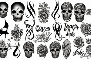 cancer tattoo idea