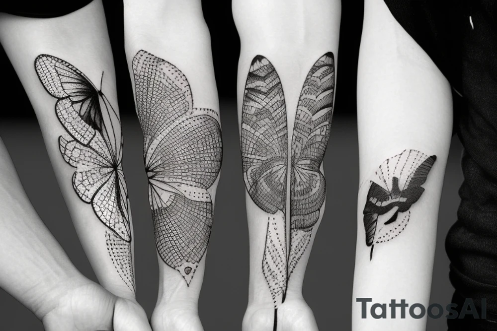 Papillon de nuit tattoo idea