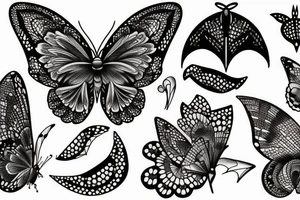 Papillon de nuit tattoo idea