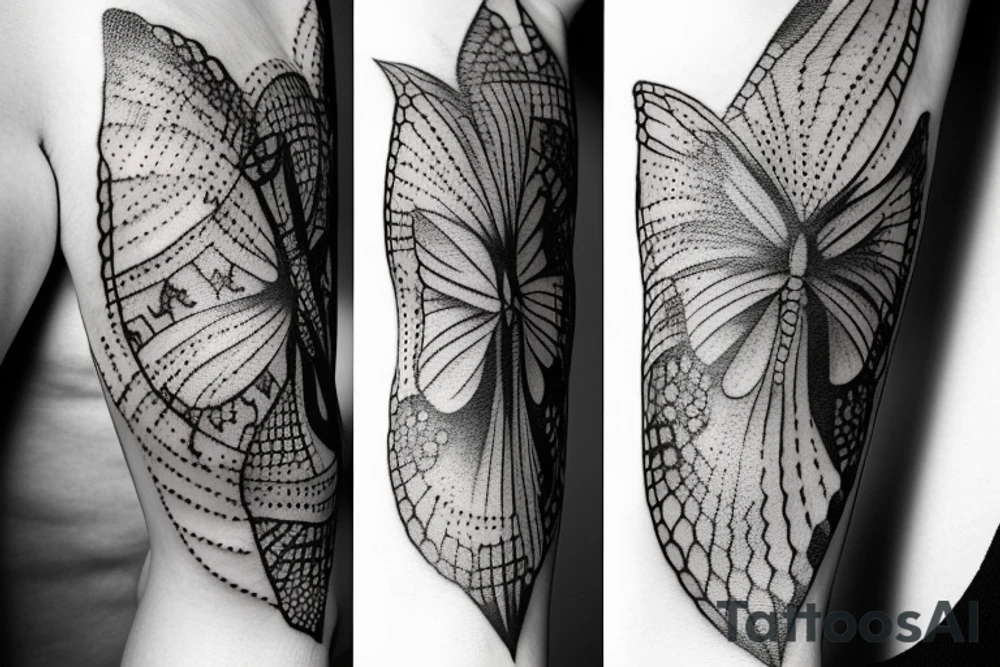 Papillon de nuit tattoo idea