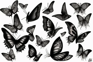 Papillon de nuit tattoo idea