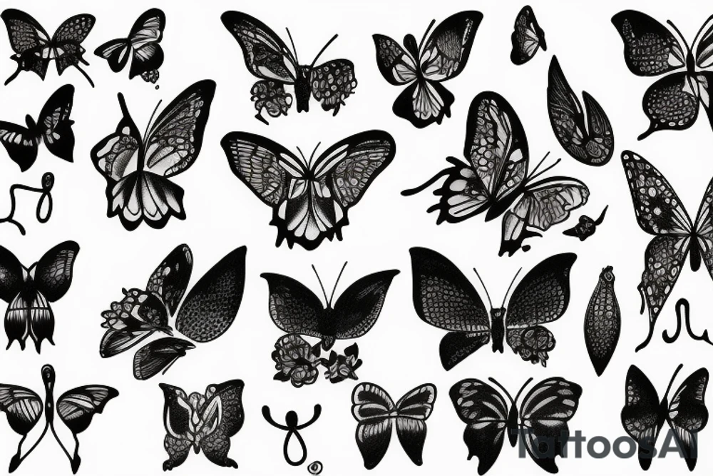 Papillon de nuit tattoo idea