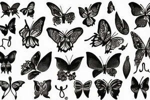 Papillon de nuit tattoo idea