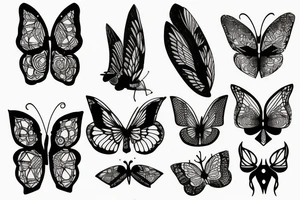 Papillon de nuit tattoo idea