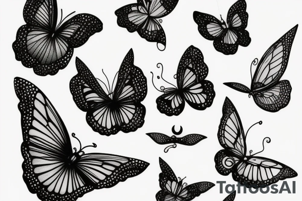 Papillon de nuit tattoo idea