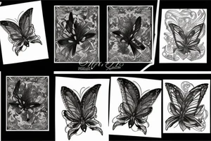 Papillon de nuit tattoo idea