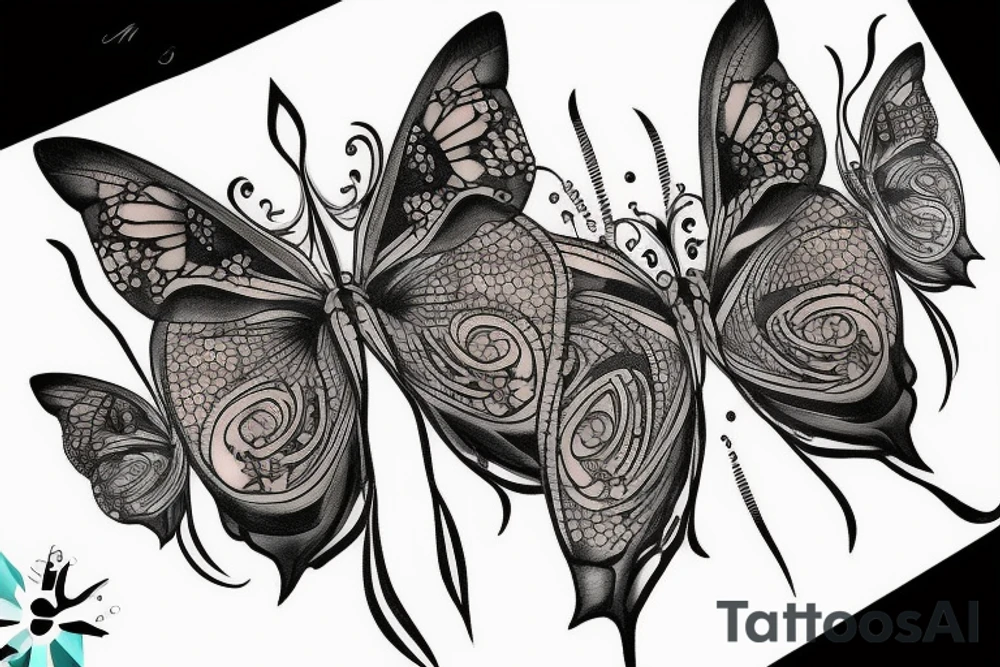 Papillon de nuit tattoo idea