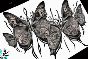 Papillon de nuit tattoo idea