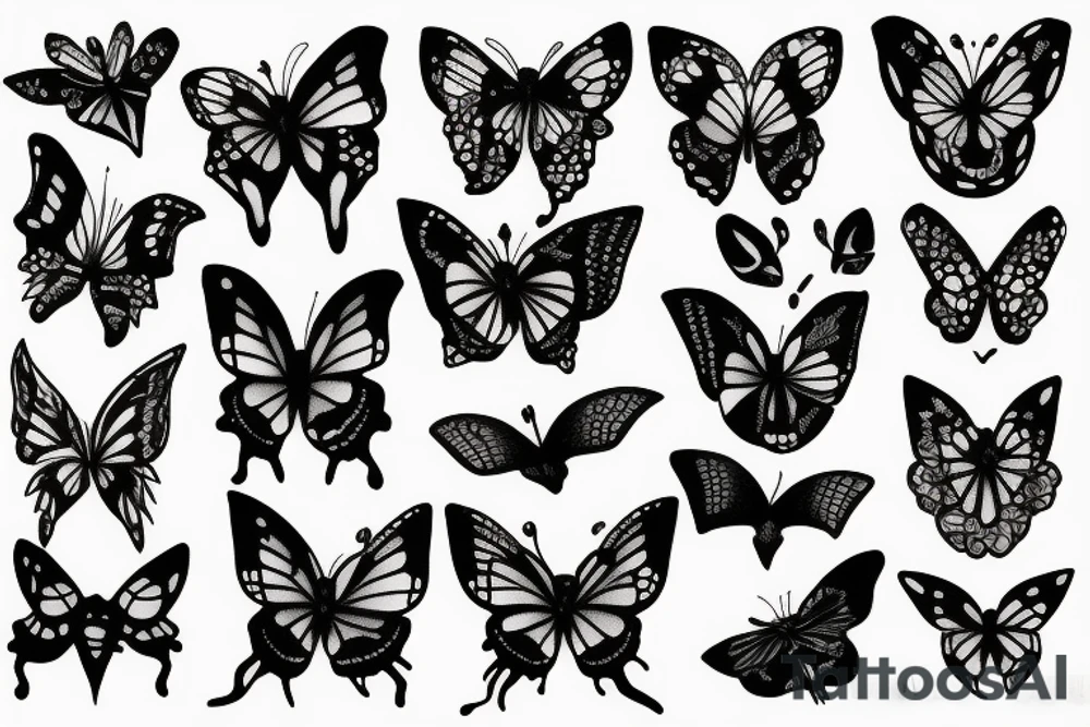 Papillon de nuit tattoo idea