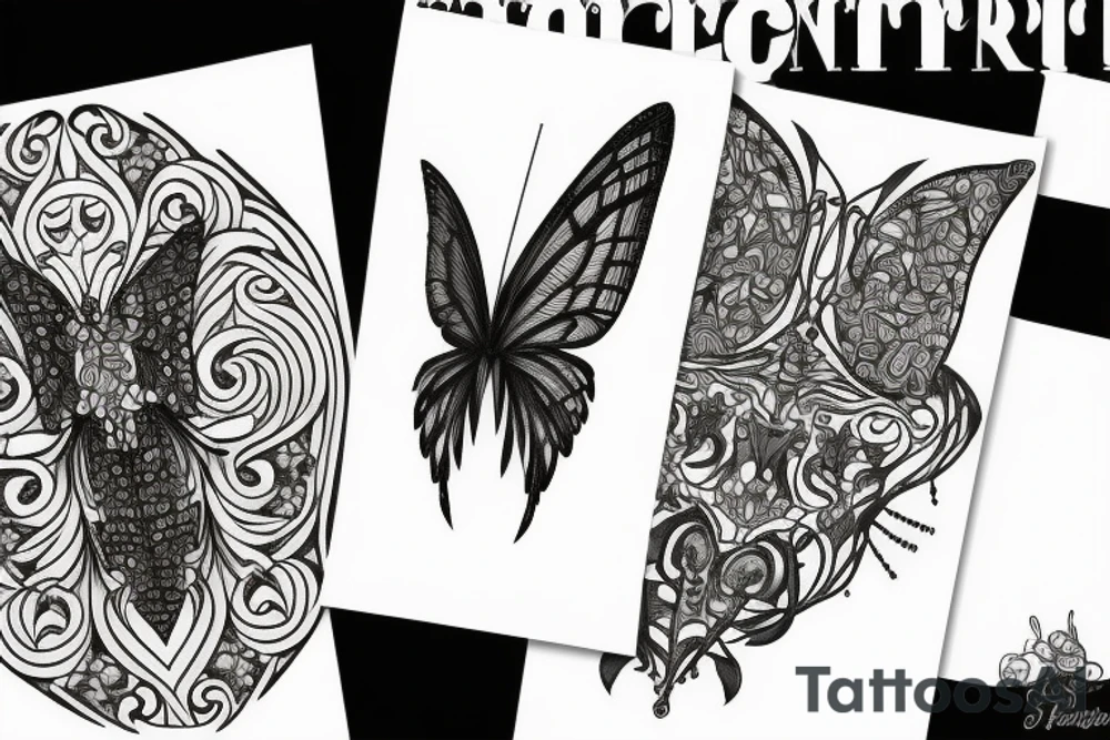 Papillon de nuit tattoo idea