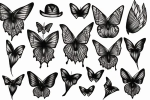 Papillon de nuit tattoo idea