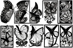 Papillon de nuit tattoo idea