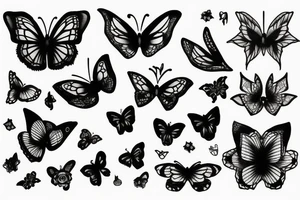 Papillon de nuit tattoo idea