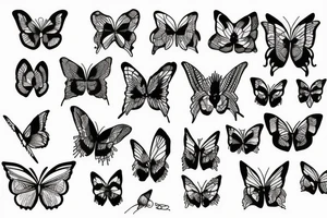 Papillon tattoo idea