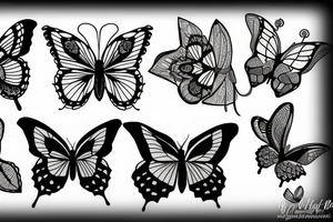 Papillon tattoo idea