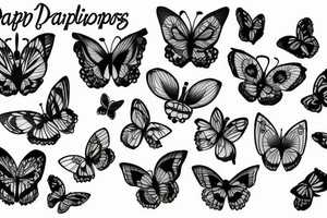 Papillon tattoo idea
