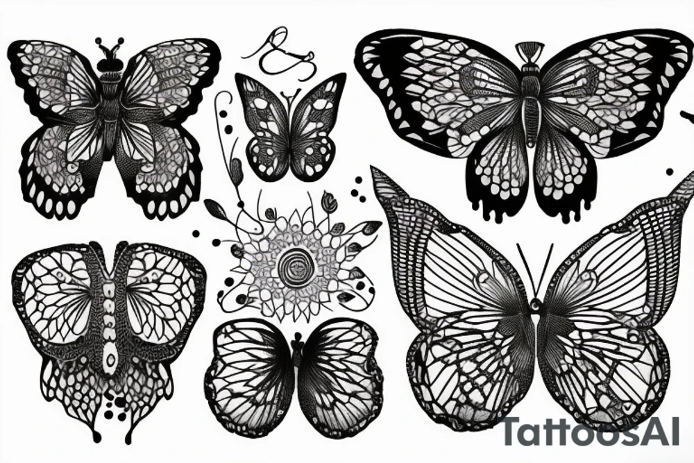 Papillon tattoo idea