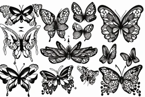 Papillon tattoo idea