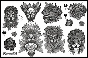 créature effrayante tattoo idea