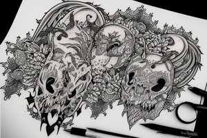 Monster of the night tattoo idea