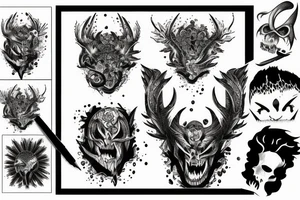 Monster of the night tattoo idea