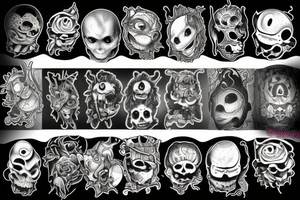 Monster tattoo idea