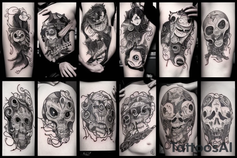 Monster tattoo idea