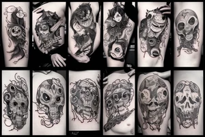Monster tattoo idea