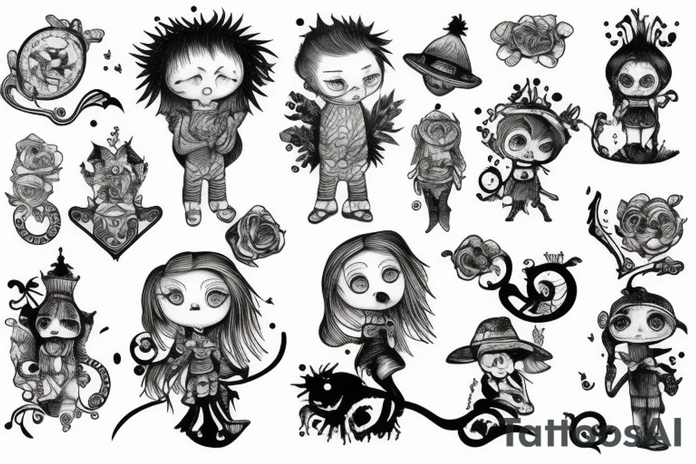 Little boy tattoo idea