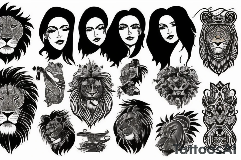 Lion tattoo idea