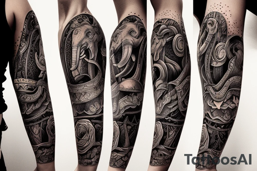 Éléphant tattoo idea