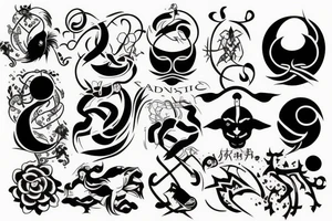 Cancer Zodiac Sign tattoo idea