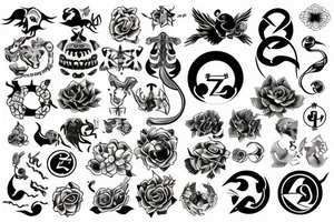 Cancer Zodiac Sign tattoo idea