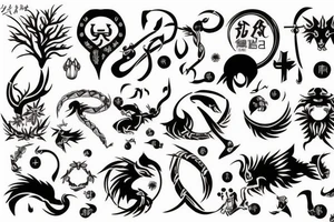 Cancer Zodiac Sign tattoo idea