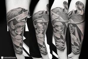 Astronaut tattoo idea