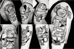 Astronaut tattoo idea
