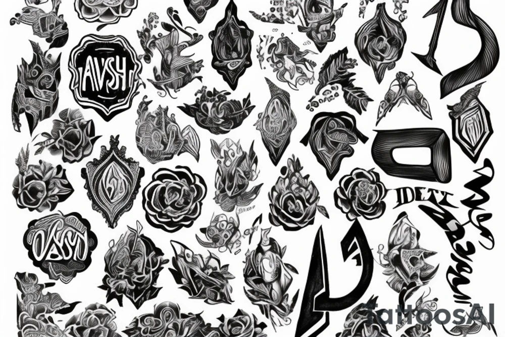 "Avish" tattoo idea