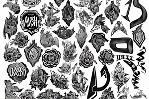 "Avish" tattoo idea
