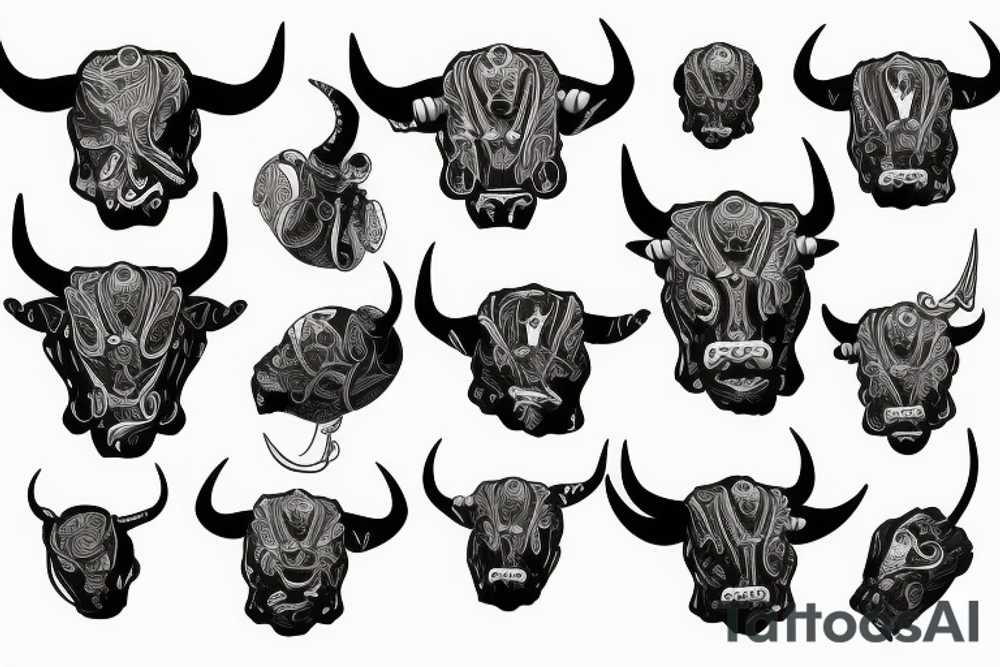 bull tattoo idea