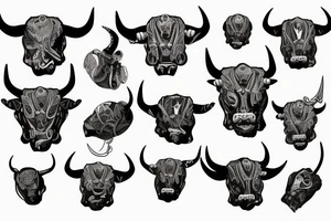 bull tattoo idea