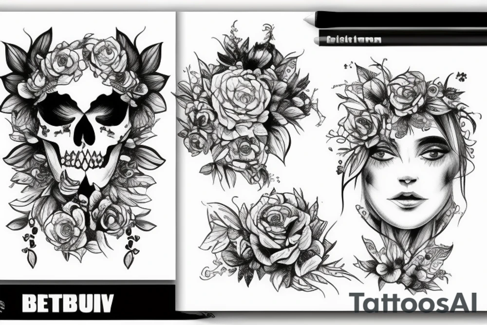 белка спускается по дереву tattoo idea