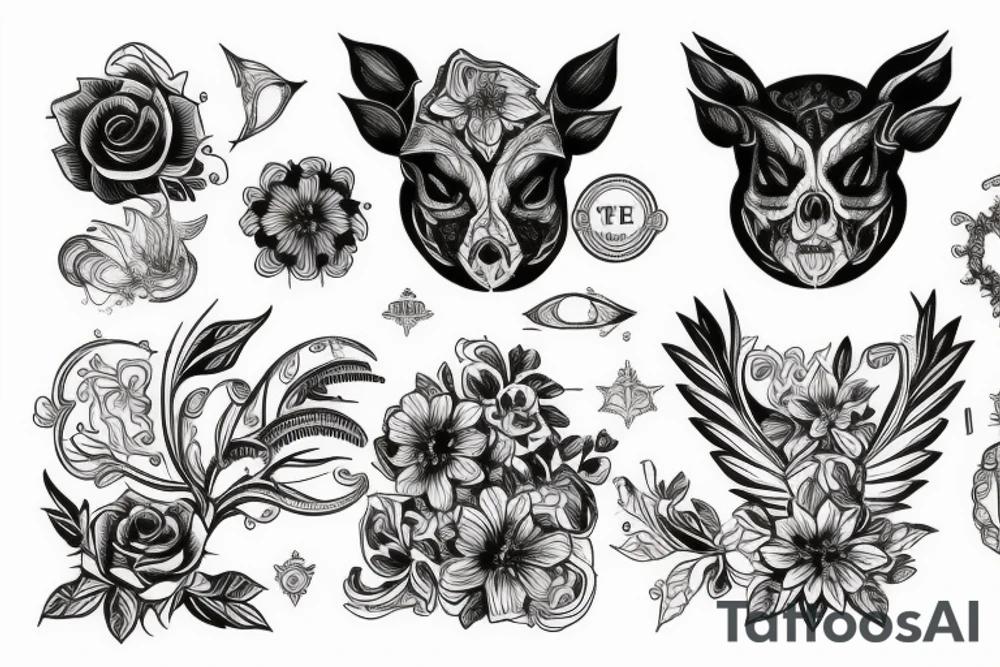 белка спускается по дереву tattoo idea
