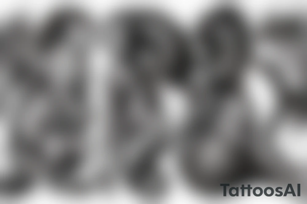 the lines in the trable style have outlines similar to a squirrel that descends down the arm to the palm tattoo idea