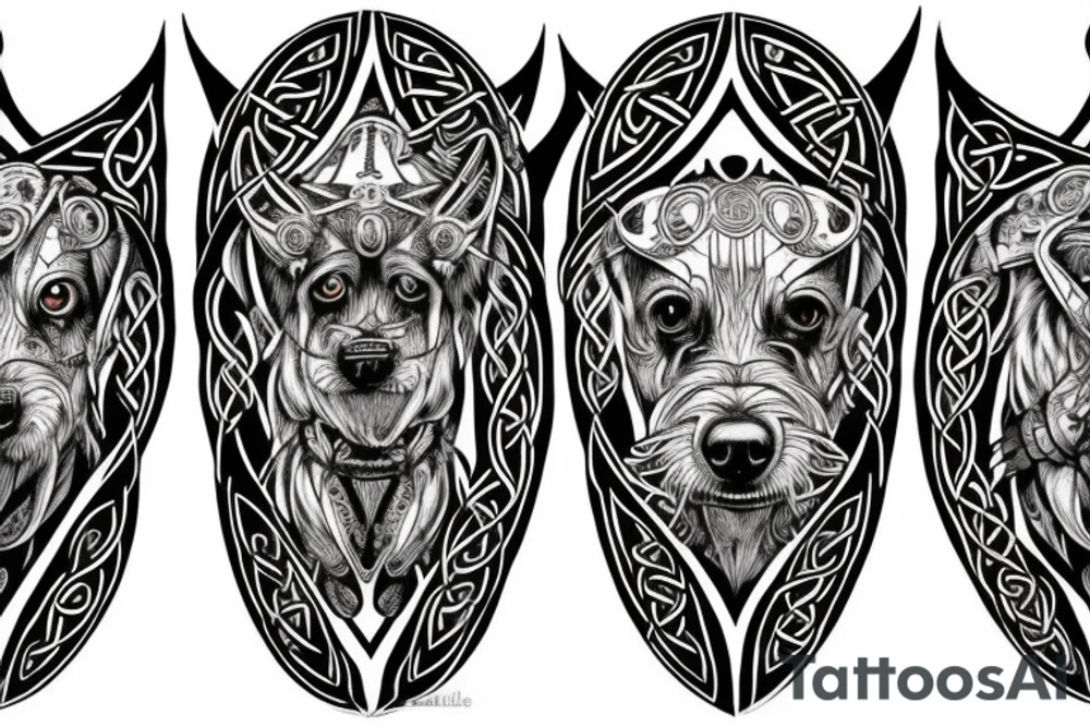 celtic dog with three heads
running down tattoo idea celtic dog with three heads
running down tattoo idea