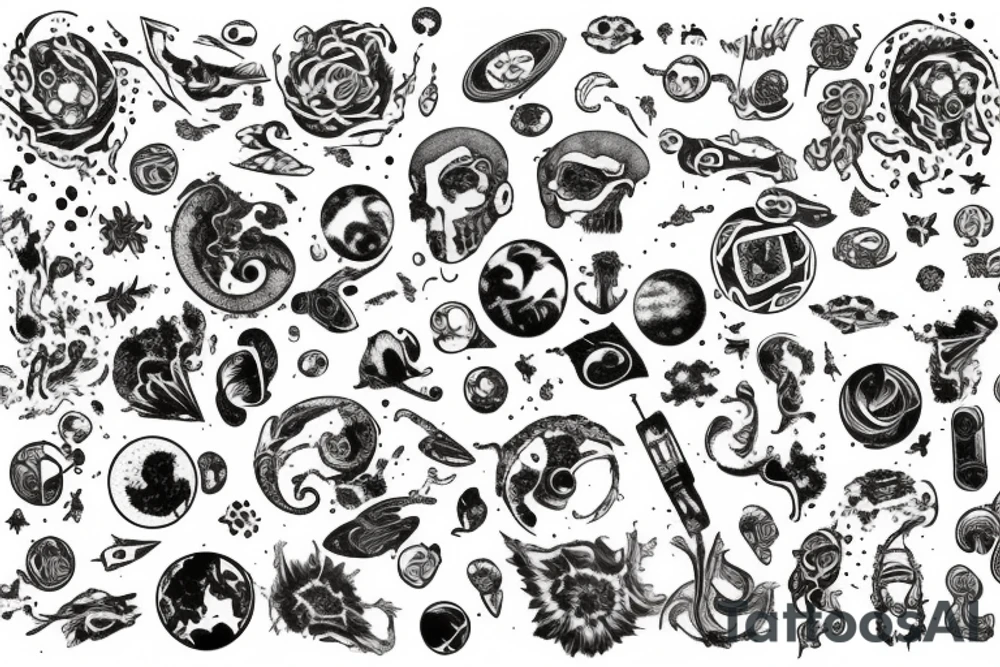 Infinite cosmos tattoo idea