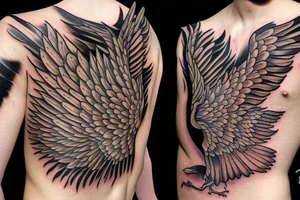 stick of butter with wings on fire tattoo idea