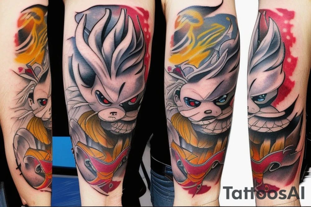 Angry bull tattoo idea